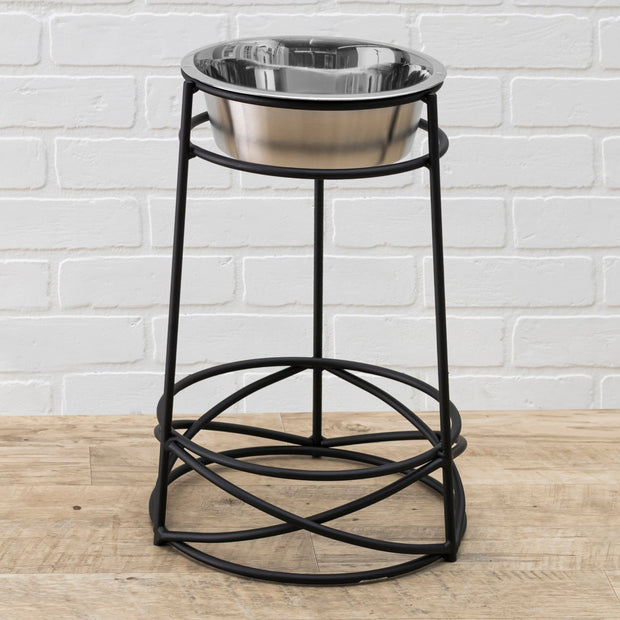 PetsStop Mesh Single XL Elevated Dog Bowl