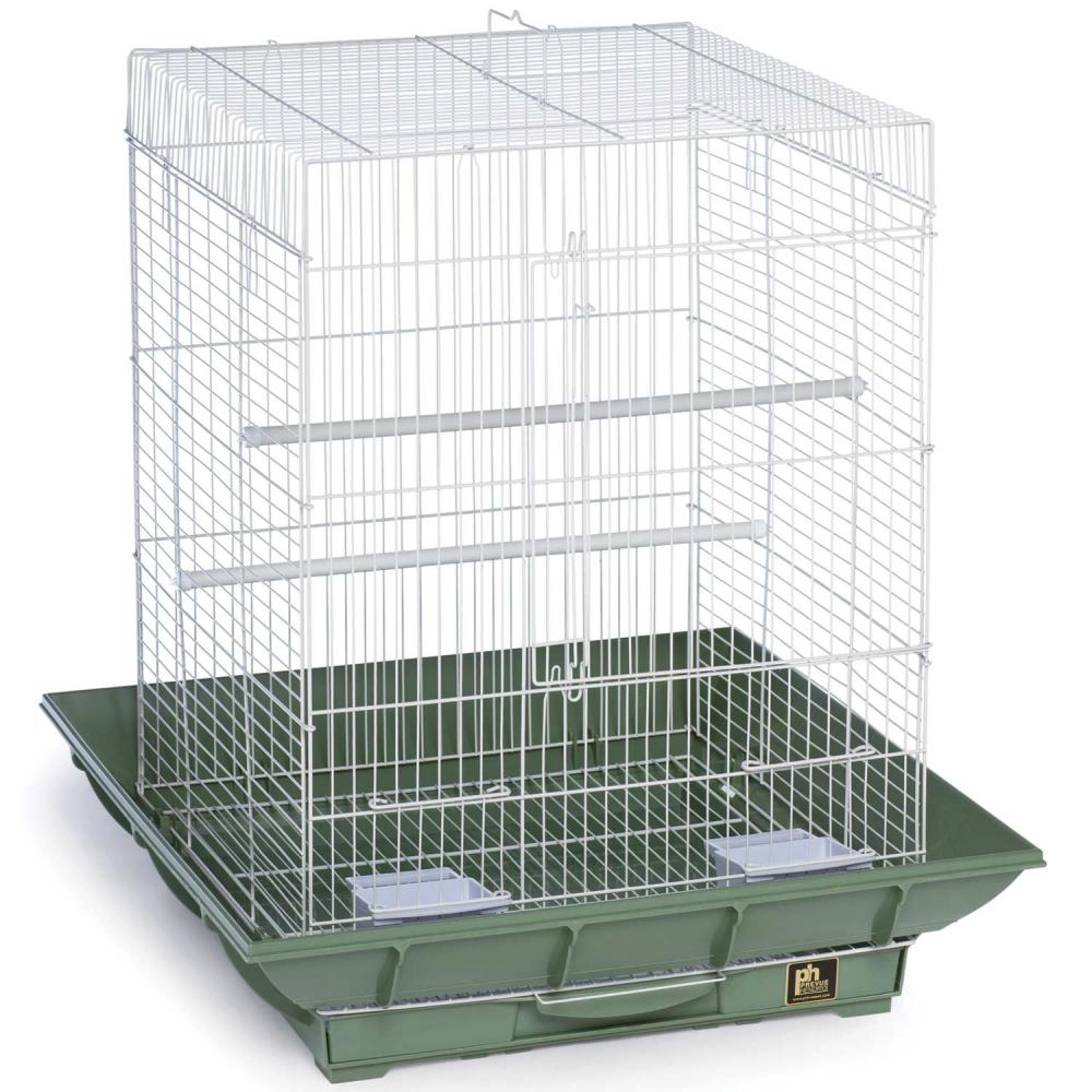 Prevue Pet Products Clean Life Small Flight Cage Green