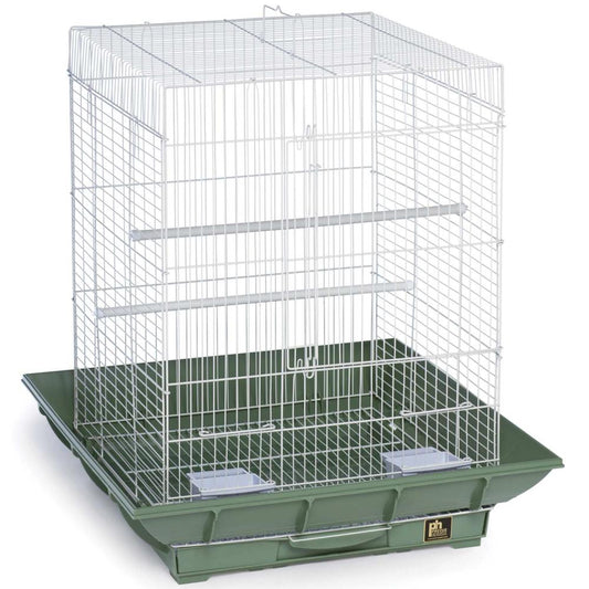 Prevue Pet Products Clean Life Small Flight Cage Green