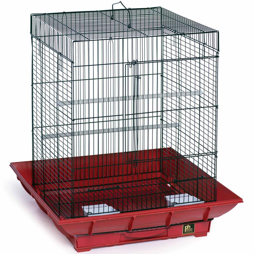 Prevue Pet Products Clean Life Small Flight Cage Red