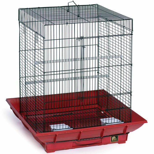 Prevue Pet Products Clean Life Small Flight Cage Red