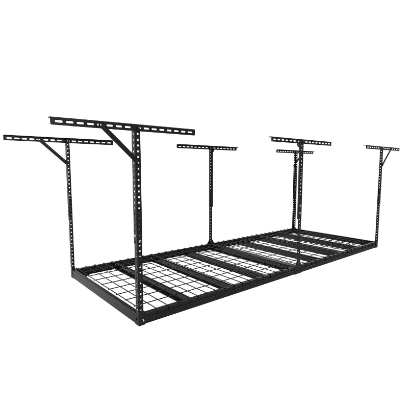 FLEXIMOUNTS Max Series 3x8 Overhead Garage Storage Rack – 1,000 lb Heavy Duty Ceiling Storage
