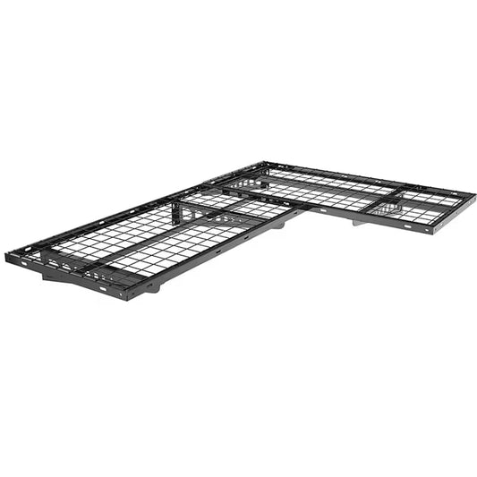 FLEXIMOUNTS WRC24B Corner Wall Shelving 2-Pack – 660 lb Heavy Duty Garage Corner Storage