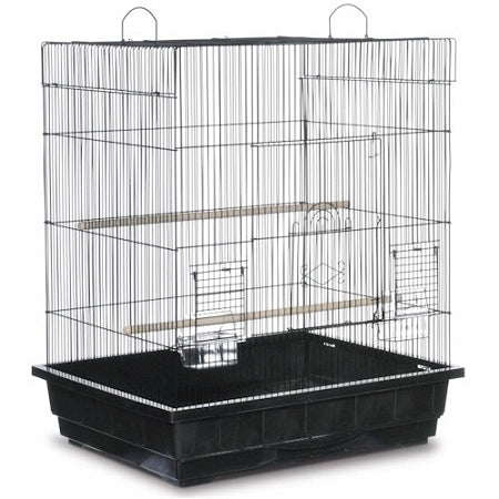 Prevue Square Roof Parakeet Cage - PP-25212 (Black)