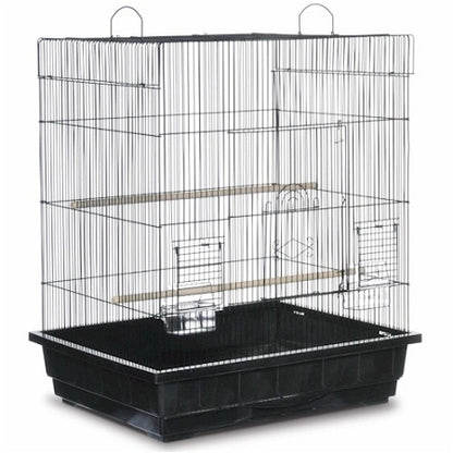 Prevue Square Roof Parakeet Cage - PP-25212 (White)