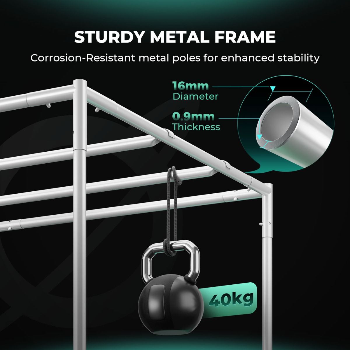 Mars Hydro 2x2 Grow Tent 1680D – Light-Proof Indoor Grow Tent 27"x27"x63" with High Reflective Mylar