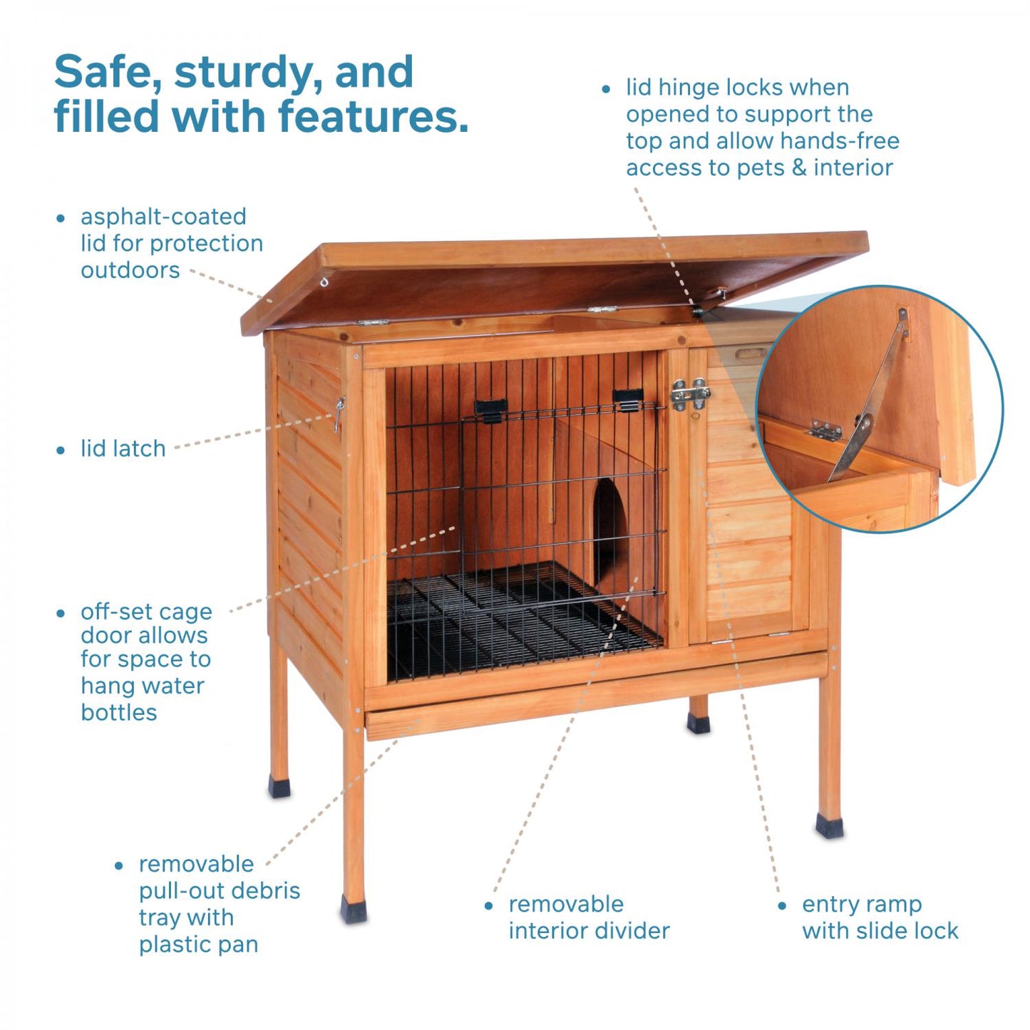 Prevue Small Rabbit Breeding Hutch