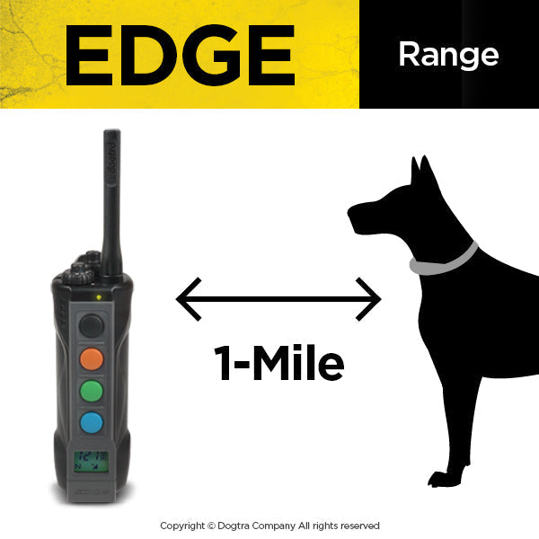 Dogtra EDGE Dog Training E-Collar - 1-Mile Range