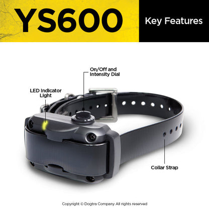 Dogtra YS600 Anti-Bark Collar - Waterproof, Rechargeable