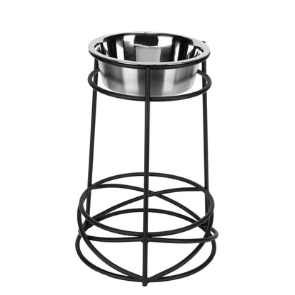 PetsStop Mesh Single XL Elevated Dog Bowl