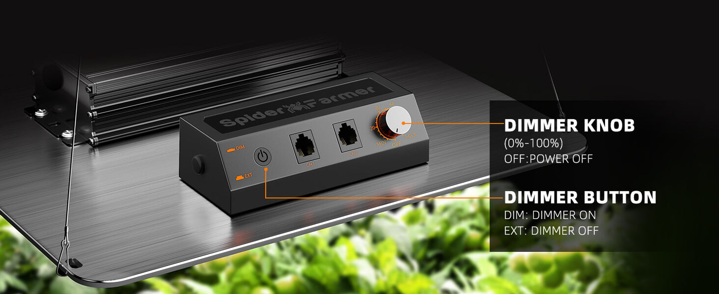 Spider Farmer SF1000D LED Grow Light | Full Spectrum 100W Grow Light
