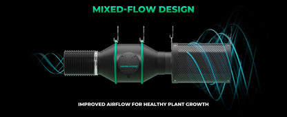 Mars Hydro iFresh 6-Inch Inline Duct Fan – Smart Ventilation Fan with Speed Control for Grow Tents