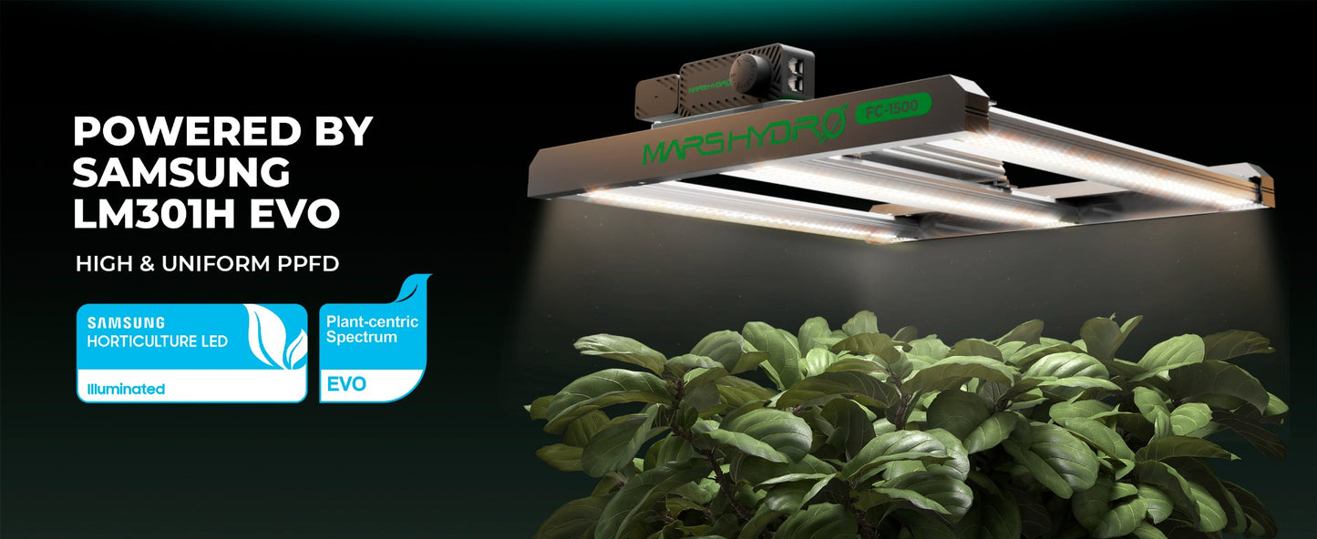 Mars Hydro Smart FC1500 Samsung LED Grow Light
