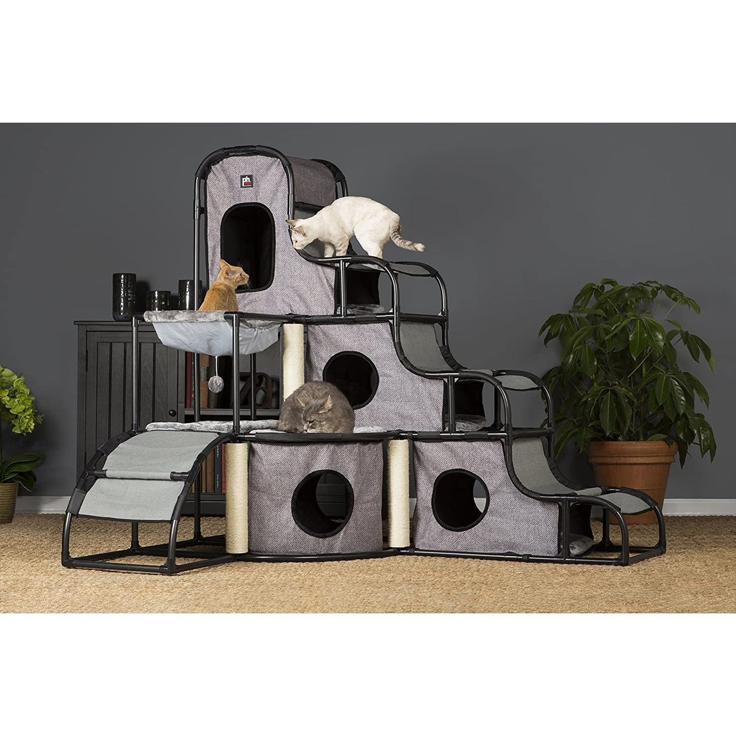 Prevue Pet Products Catville Tower Gray Cat Tree