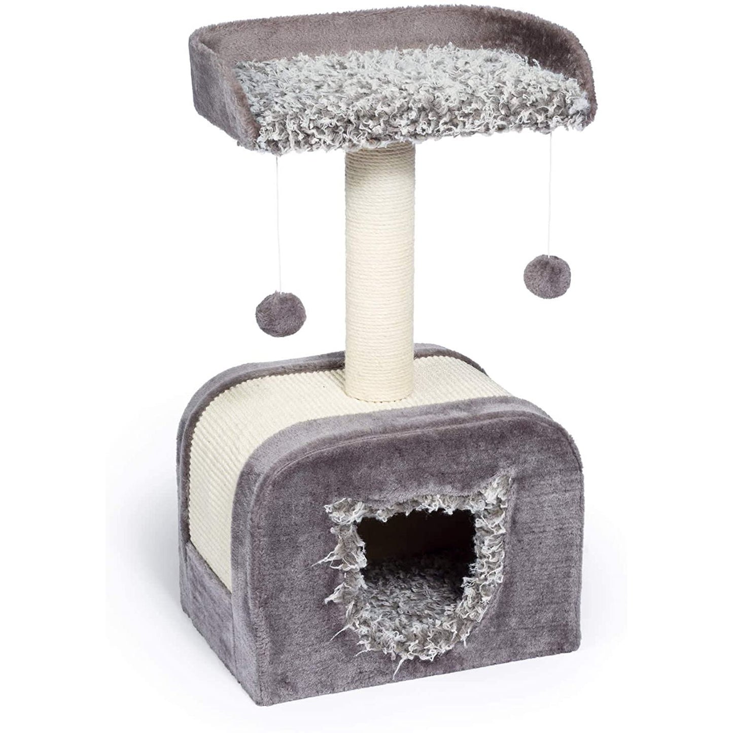 Prevue Pet Products Kitty Power Paws Shag Hideaway Cat Tree