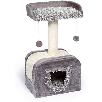 Prevue Pet Products Kitty Power Paws Shag Hideaway Cat Tree