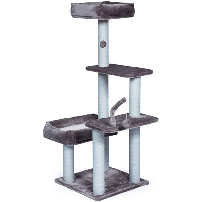 Prevue Pet Products Kitty Power Paws Shag Penthouse Cat Tree