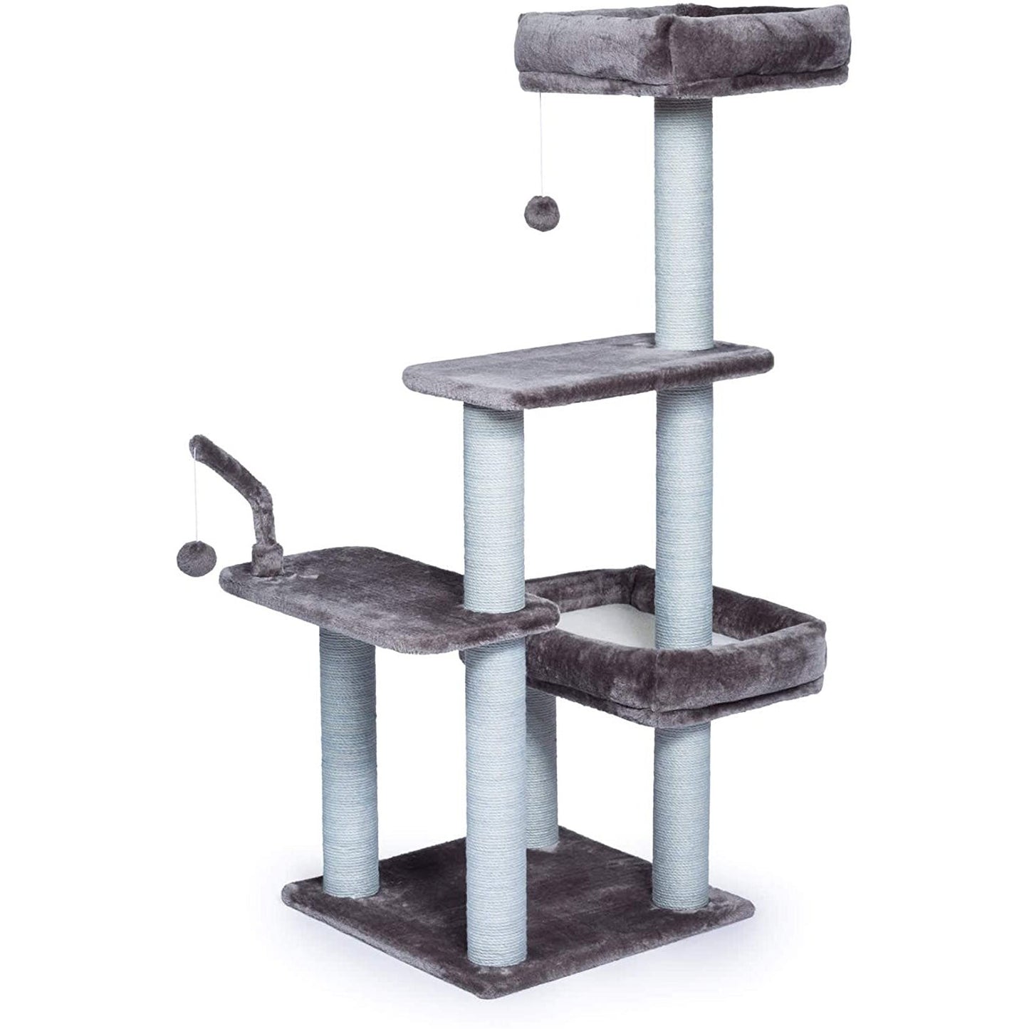 Prevue Pet Products Kitty Power Paws Shag Penthouse Cat Tree