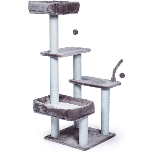 Prevue Pet Products Kitty Power Paws Shag Penthouse Cat Tree