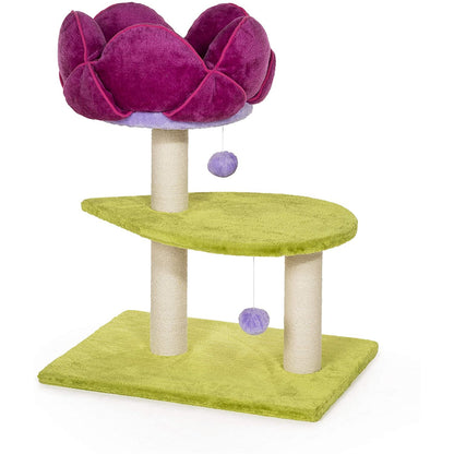 Prevue Pet Products Kitty Power Paws Shag Bungalow Cat Tree