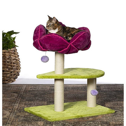 Prevue Pet Products Kitty Power Paws Shag Bungalow Cat Tree