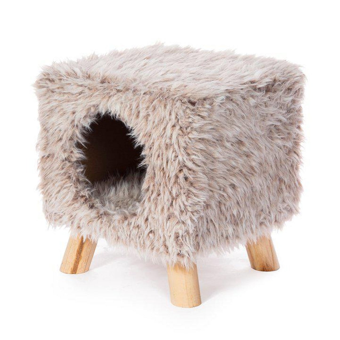 Prevue Pet Products Kitty Power Paws Shag Condo Cat Tree