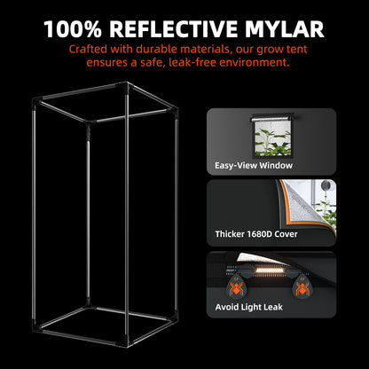 Spider Farmer 2x2 Complete Grow Tent Kit (SF1000 EVO LED + Ventilation System)