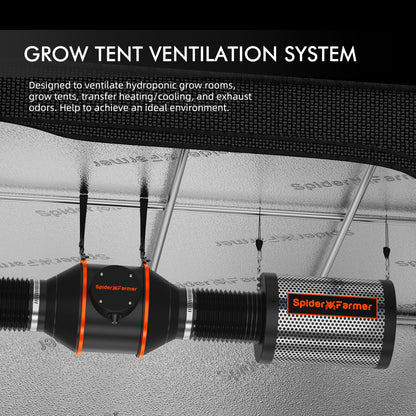 Spider Farmer 2x4 Complete Grow Tent Kit (SF2000 EVO LED + Ventilation System)