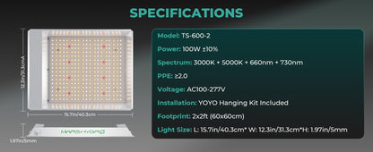 NEW POWDER COATING TECHMore powerful heat dissipation than other aluminum shell lights