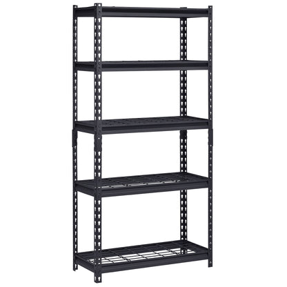 Edsal Elite 5-Shelf Wide Wire Shelving | 46"W x 24"D x 72"H, 1,000 lb/Shelf