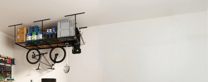FLEXIMOUNTS Max Series 3x6 Overhead Garage Storage Rack – 500 lb Heavy Duty Ceiling Storage