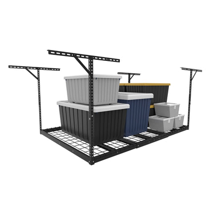 FLEXIMOUNTS Max Series 3x6 Overhead Garage Storage Rack – 500 lb Heavy Duty Ceiling Storage