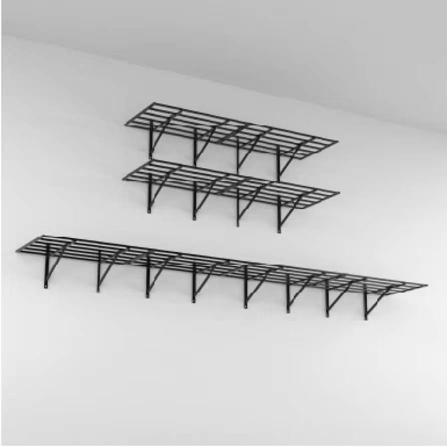 FLEXIMOUNTS Pro 2x6 ft Garage Wall Shelf – 1,600 lb Capacity Heavy Duty Storage