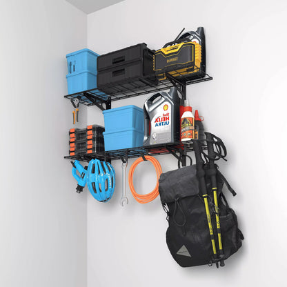 FLEXIMOUNTS Pro 2x6 ft Garage Wall Shelf – 1,600 lb Capacity Heavy Duty Storage