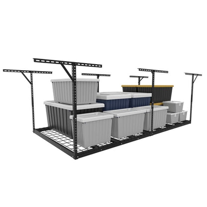 FLEXIMOUNTS Classic 4x8 Overhead Garage Storage Rack – 800 lb Ceiling Storage